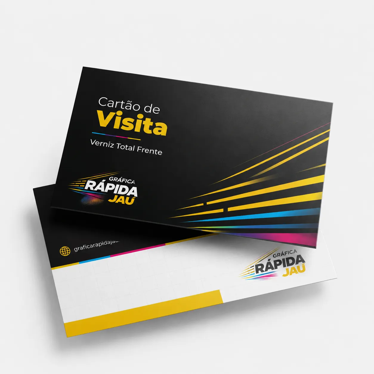 Cartão de Visita em Couché Brilho - Couché 300g - 88x48mm - 4x0 frente - Refile - foto 2